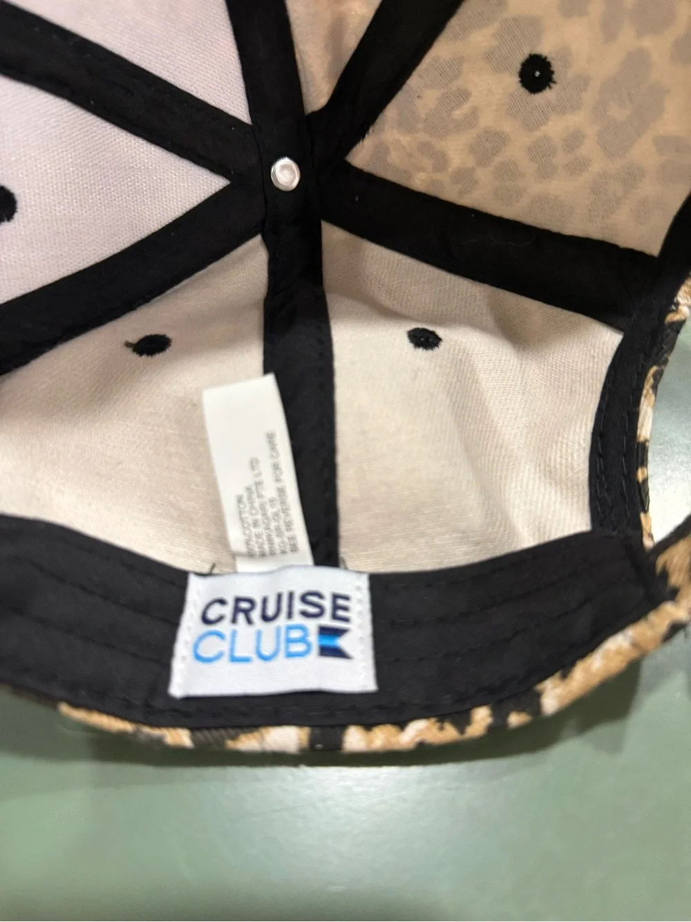 Leopard Print Adjustable Baseball Cap